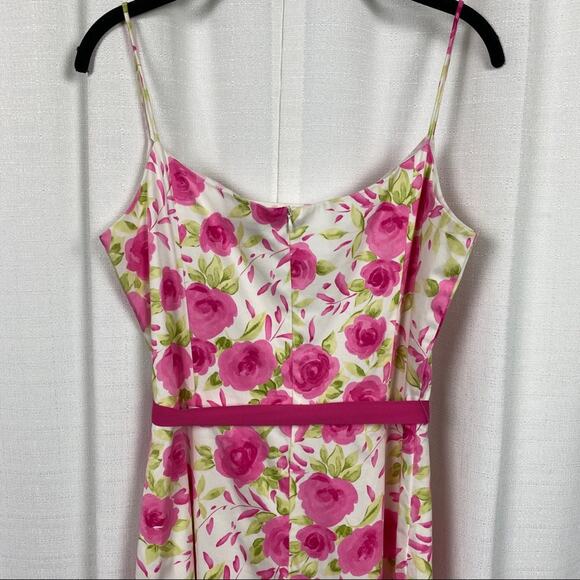 Coldwater Creek Pink Floral Midi Length Sundress Sz.12 NWT - Picture 9 of 15